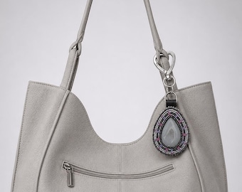 Bag Charm, Purse Chain, Artisan Handbag Jewelry, Gift for Her