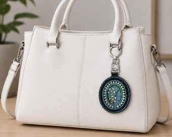 Bag Charm, Purse Chain, Artisan Handbag Jewelry, Gift for Her