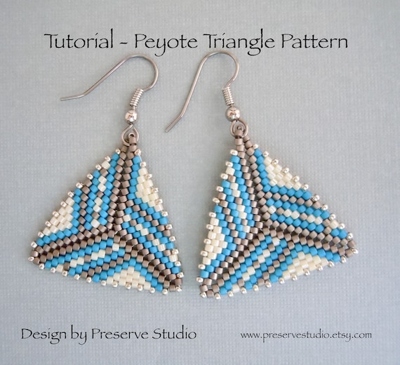 peyote earrings tutorial