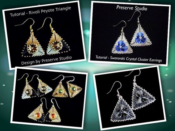 peyote earrings tutorial
