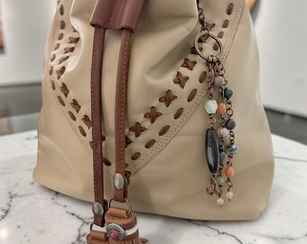 Bag Charm, Purse Chain, Artisan Handbag Jewelry, Gift for Her