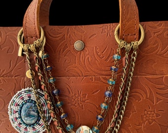 Beaded Bag Necklace