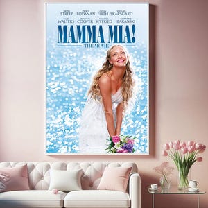 Mamma Mia! Filmposter, Leinwanddruck, Pop Home Wandkunst, Einzigartiges Geschenk