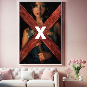 X Movie Poster, Top Canvas Cloth Poster, Pop Home Wall Arts, Unique Gift