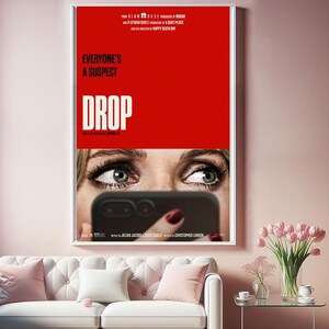 Drop Movie Poster, Top Canvas Cloth Poster, Pop Home Wall Arts, Unique Gift