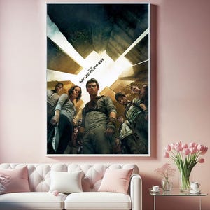 The Maze Runner Movie Poster, Top Leinwand Poster, Pop Home Wandkunst, Einzigartiges Geschenk