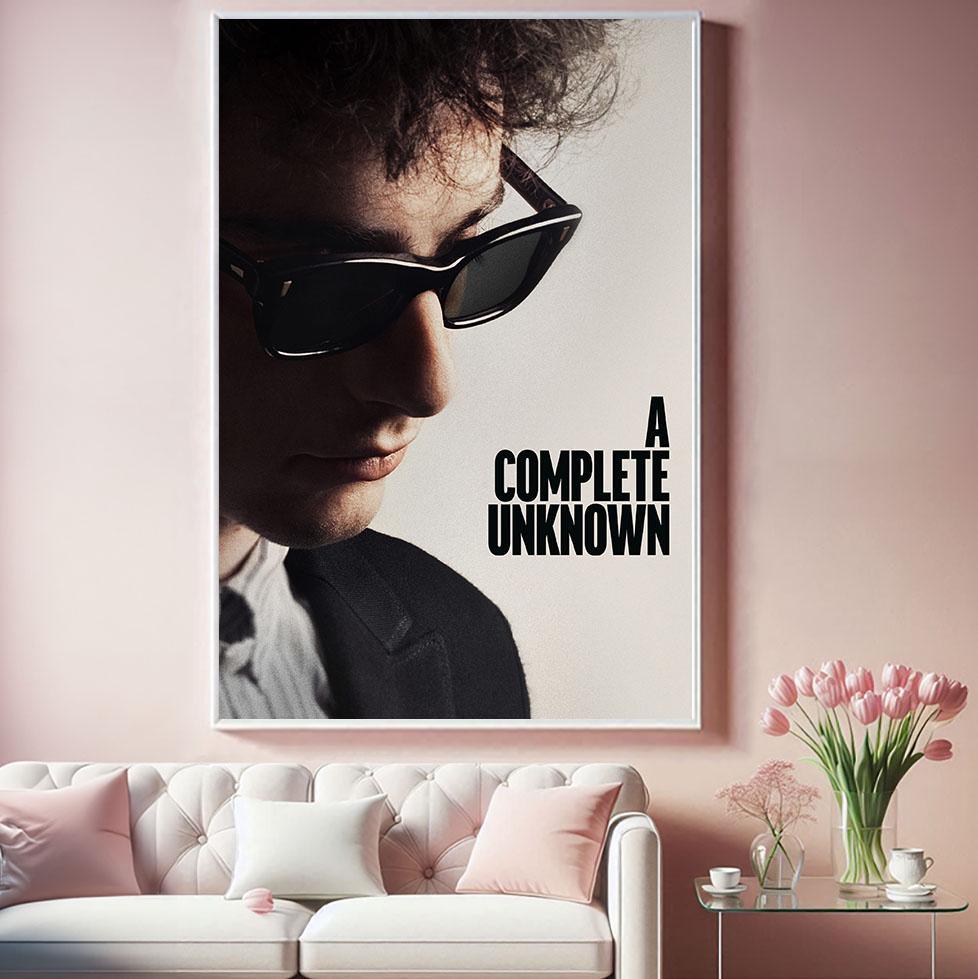 A Complete Unknown Movie Poster, Top Canvas Cloth Poster, Pop Home Wall Arts, Unique Gift