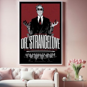Dr Strangelove Movie Poster, Top Canvas Cloth Poster, Pop Home Wall Arts, Unique Gift