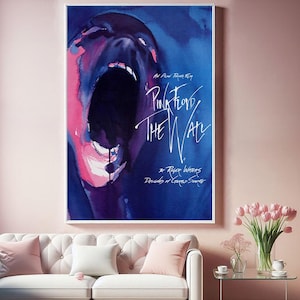 Pink Floyd, affiche de film murale, affiche en toile sur toile, art mural pop-home, cadeau unique