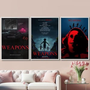 Weapons Movie Poster, Top Canvas Cloth Poster, Pop Home Wall Arts, Unique Gift