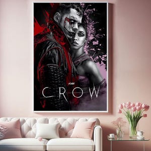 The Crow Movie Poster, Top Canvas Cloth Poster, Pop Home Wall Arts, Unique Gift