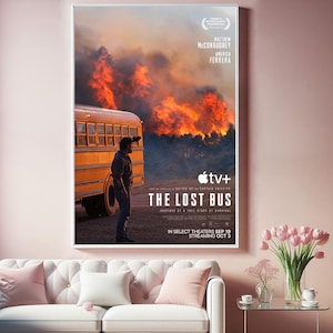 The Lost Bus Movie Poster, Top Canvas Cloth Poster, Pop Home Wall Arts, Unique Gift
