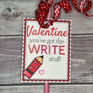 Pencil Valentine Du hast das SCHRIFTZUG Perfekt für Lehrer und Schüler Bild 3