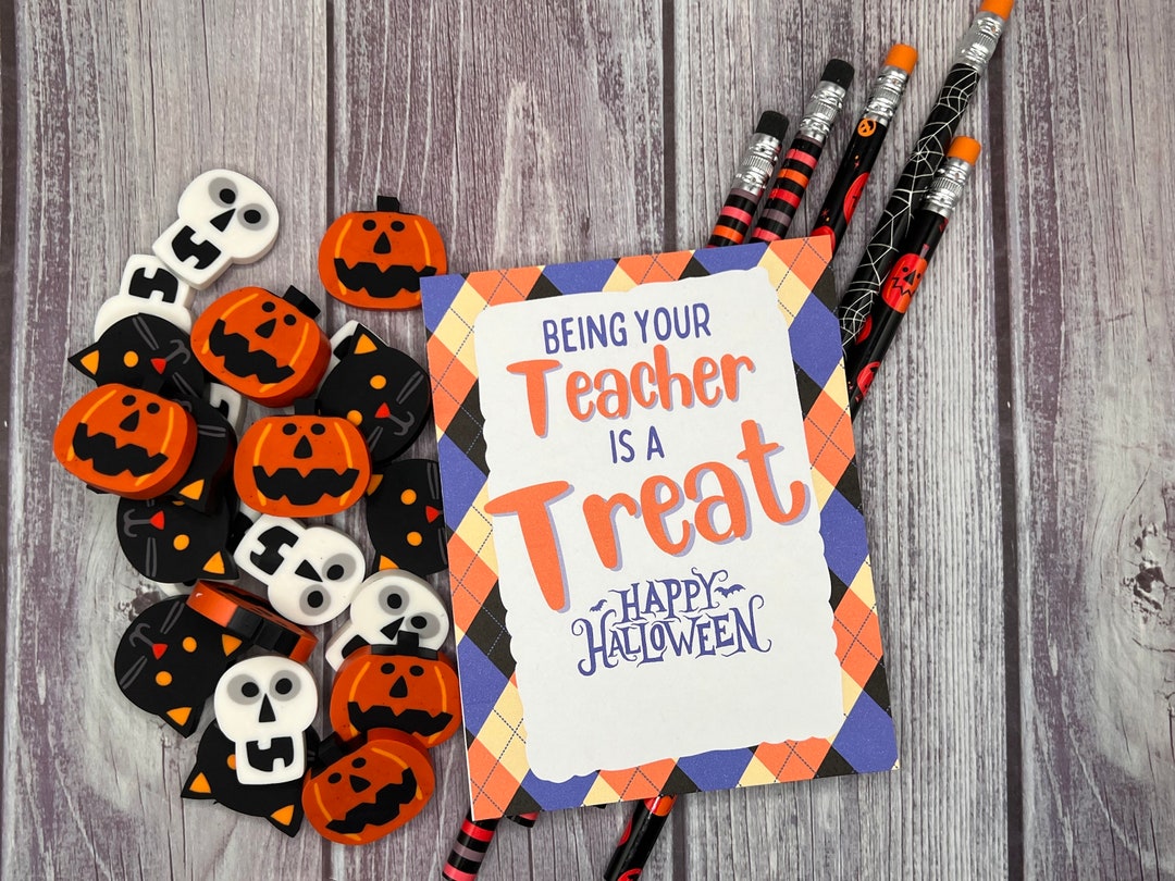 PRINTABLE Halloween TREAT Tags for Students- Two Sizes and Four Designs ...