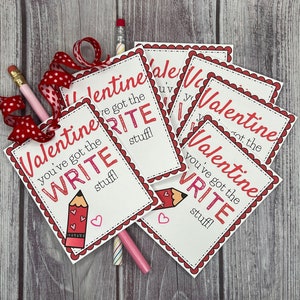 Pencil Valentine- Du hast das SCHRIFTZUG! Perfekt für Lehrer und Schüler!