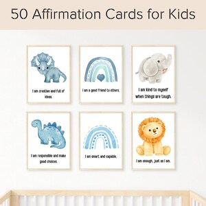 Printable Children Positive Affirmation Card Kids Affirmation Card Child Encouragement Card for Boys Printable Affirmation Card for Kids