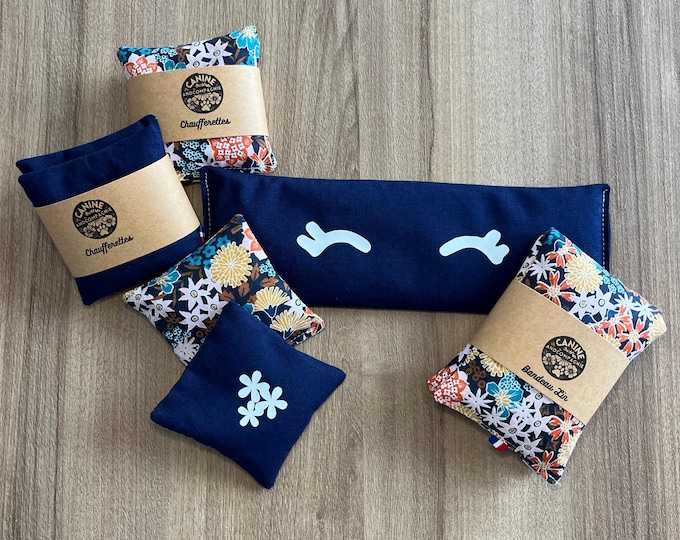 Featured listing image: Flax Seed Heating Headband – Natural Well-being & Relaxation.