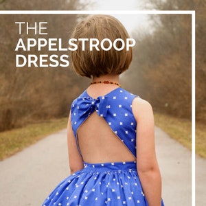 Girl Dress PDF Sewing Pattern, The Appelstroop Dress Sized 18mo to 12y image 3