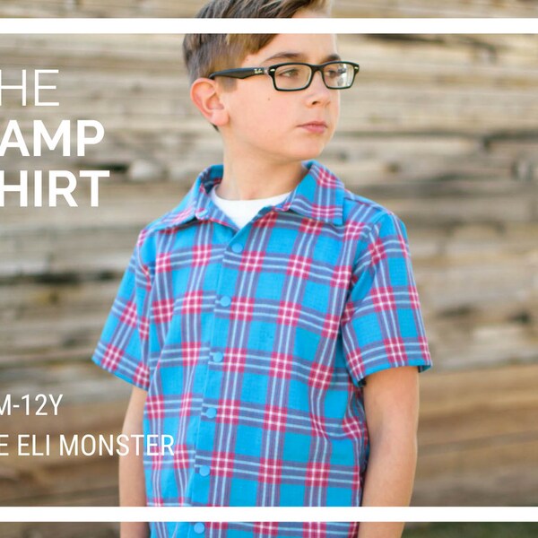 Camp Shirt Pattern Etsy