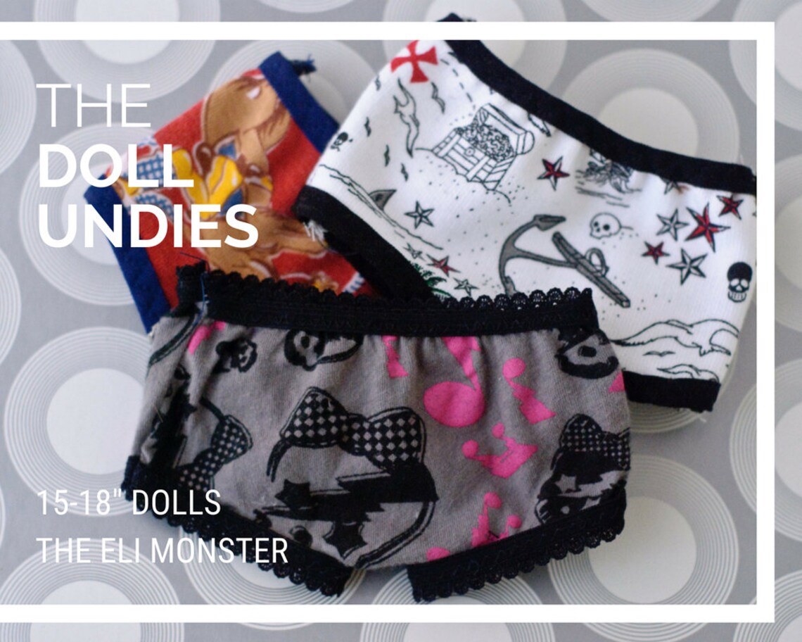 Doll Underwear PDF Sewing Pattern Waldorf Doll Undies Etsy