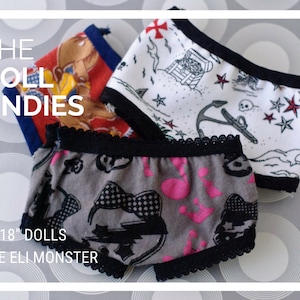 Doll Underwear PDF Sewing Pattern, Waldorf Doll Undies