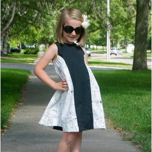 Child Party Dress PDF Sewing Pattern, The Dadaïsme Dress Sized 12m-12y image 5