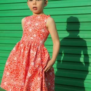 Girl Dress PDF Sewing Pattern, The Appelstroop Dress Sized 18mo to 12y image 6