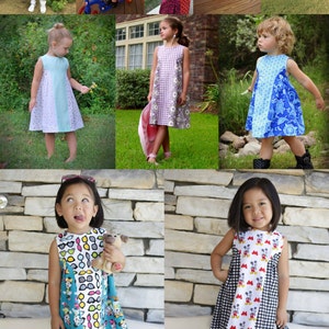 Child Party Dress PDF Sewing Pattern, The Dadaïsme Dress Sized 12m-12y image 6