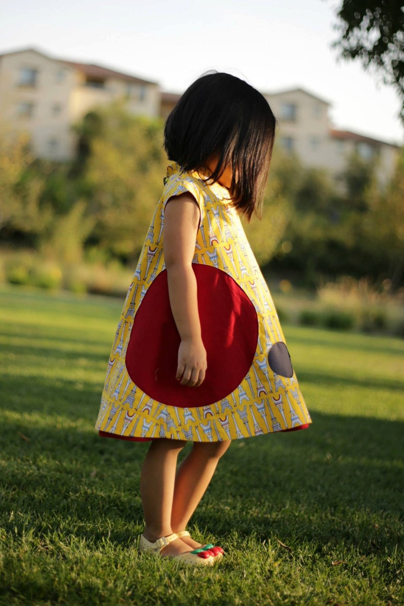 Child Party Dress PDF Sewing Pattern The Kosmos Dress Sized 18m-12y image 7