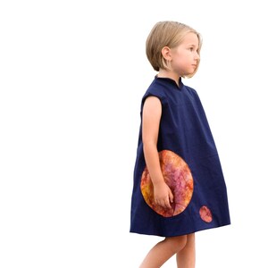 Child Party Dress PDF Sewing Pattern The Kosmos Dress Sized 18m-12y image 3