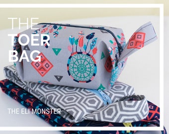 Toiletry Bag Sewing Pattern, The Toer Bag