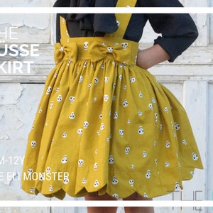 Scalloped Skirt Sewing Pattern - The Süsse Skirt for sizes 12m to 12y