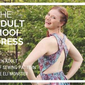 SunDress PDF Sewing Pattern, The Mooi Dress Sized Teen-Misses