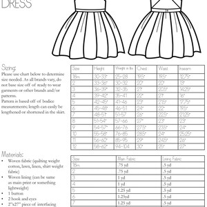 Girl Dress PDF Sewing Pattern, The Appelstroop Dress Sized 18mo to 12y image 2