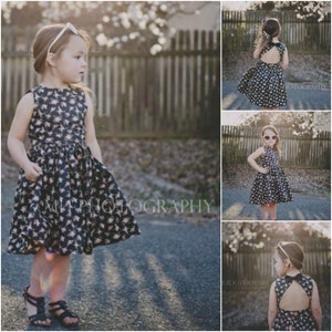 Girl Dress PDF Sewing Pattern, The Appelstroop Dress Sized 18mo to 12y image 5