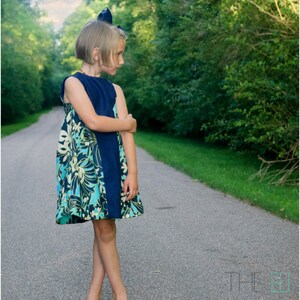 Child Party Dress PDF Sewing Pattern, The Dadaïsme Dress Sized 12m-12y image 4