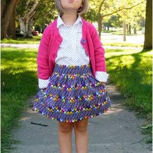 Child Maxi, Midi and Knee Length Skirt PDF Sewing Pattern, the Schatje ...