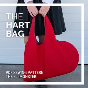 Tote Bag Sewing Pattern, The Hart Bag