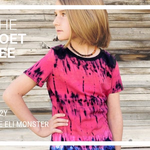 Child T Shirt PDF Sewing Pattern - The Zoet Tee - Sized 2 to 12y