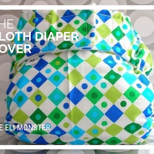 Cloth Diaper Cover PDF Sewing Pattern, Sized Diaper Cover Sized Newborn to Large