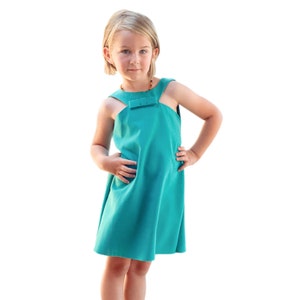 Girl Swing Dress PDF Sewing Pattern the Driehoek Dress Sized - Etsy