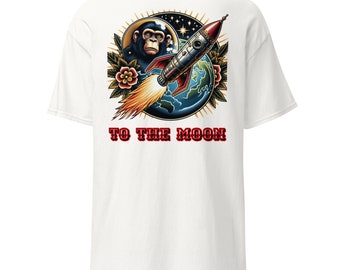GME Ape Rocket in Space Shirt