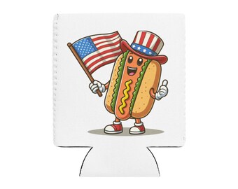 Porta lattine/refrigeratore patriottico Glizzy