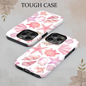 Muschel Collage Themed Handyhülle | iPhone 16 15 14 13 12 11 8 7 Plus Pro Max MagSafe Hülle | Galaxy S24 S23 S22 S21 Plus Ultra Handyhülle