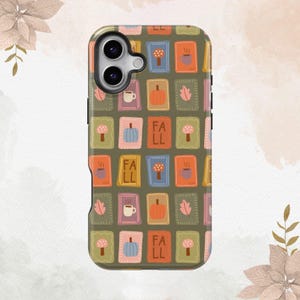 Funda para teléfono con temática de collage de tarjetas / Funda MagSafe para iPhone 16 15 14 13 12 11 Plus Pro Max / Funda para Galaxy S24 S23 Plus Ultra / Funda para iPhone Xs Xr 8