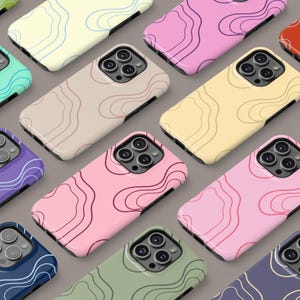 Can Be Matched With Thousand A Colors Of Abstract Themed Phone Case | iPhone 16 15 14 13 12 11 8 Pro Max MagSafe Case | Galaxy S24 Plus Case