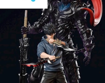 Sung Jin Woo and Igris-Solo Leveling