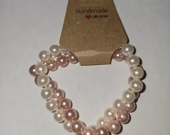 Pulsera de perlas hecha a mano, joyería de cuentas