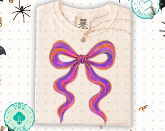 Brush stroke bow png Halloween brush stroke bow Halloween Png Fall Png Preppy Png Trendy Png Halloween Bow Png Faux Glitter Png Brushstroke