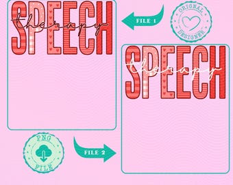 Speech Therapy Png Valentine's Speech Language Pathologist Work Png Speech Repeat SLP Life Rainbow Floral Valentines day Digital download